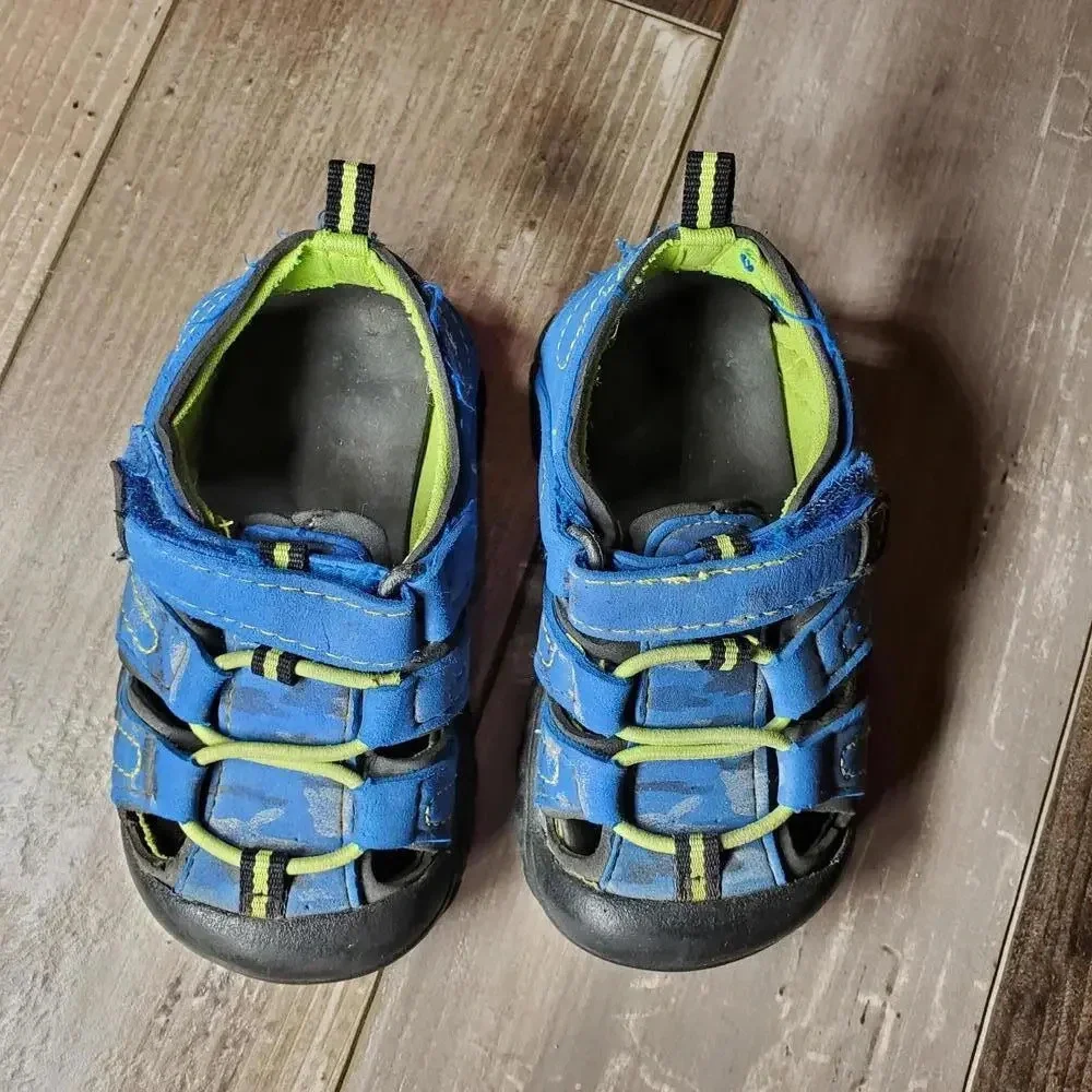 Garanimals Baby Boy Activewear Sports Sandals Blue Camo Size 5 Baby Toddler